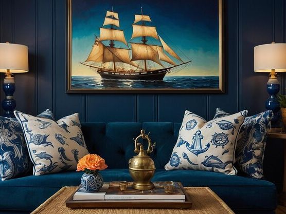 Jak zaprojektować wnętrze w stylu marynistycznym – przewodnik po nadmorskiej elegancji